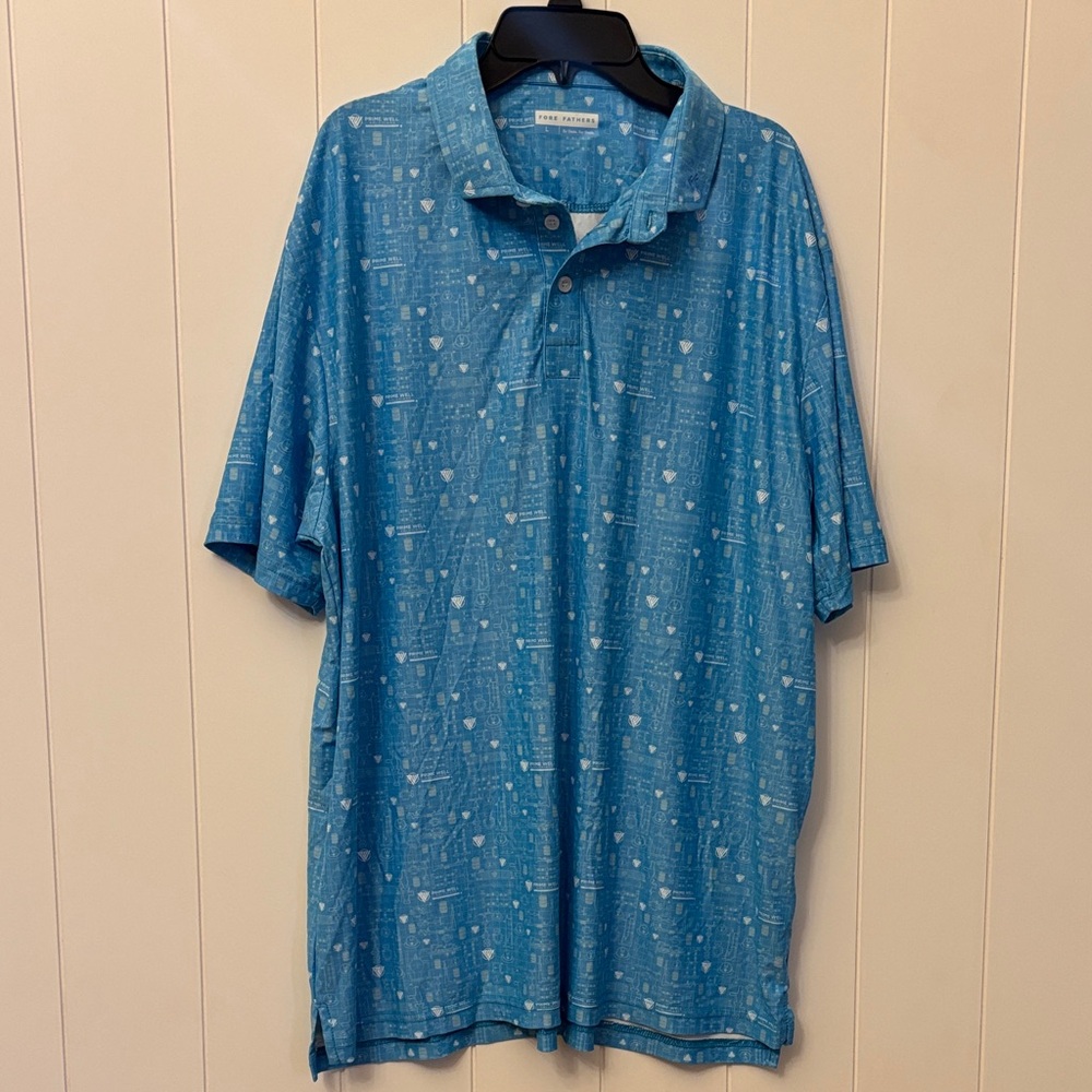 FORE FATHERS GOLF POLO!  large
